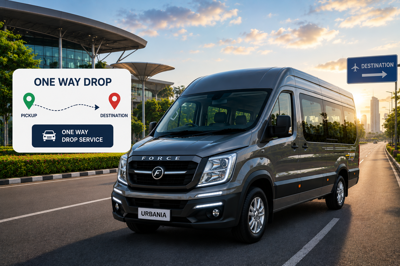 One Way Drop Chennai to Tamil Nadu – Tempo Traveller Outstation Drop Service